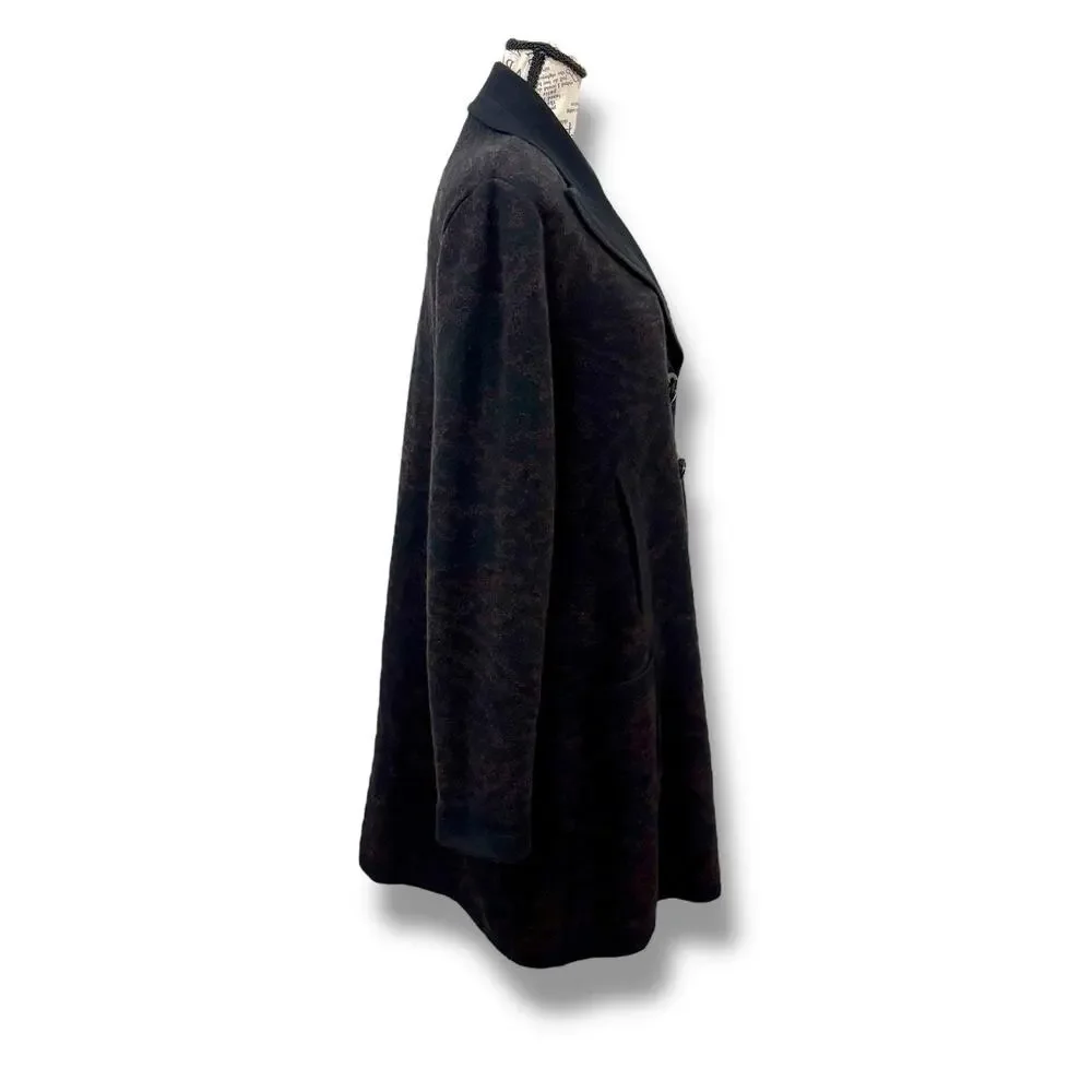 Vintage Sonia Rykiel Size L (40) Wool + Angora Cardigan Coatigan - Made in Italy